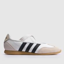 adidas Barreda Mary Jane in White & Black adidas Barreda Mary Jane,1 of 4