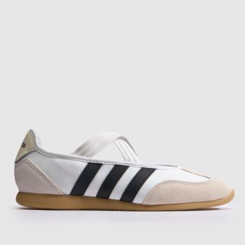 adidas White & Black Barreda Mary Jane Womens Trainers