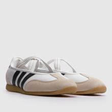 adidas Barreda Mary Jane in White & Black adidas Barreda Mary Jane,2 of 4