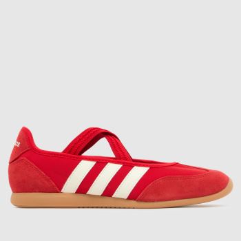 adidas Red Barreda Mary Jane Womens Trainers