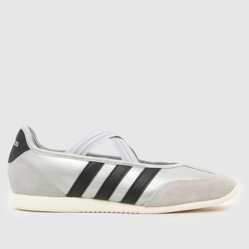 adidas Silver Barreda Mary Jane Womens Trainers