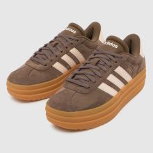 adidas VL Court Bold in Brown Multi adidas VL Court Bold,3 of 4