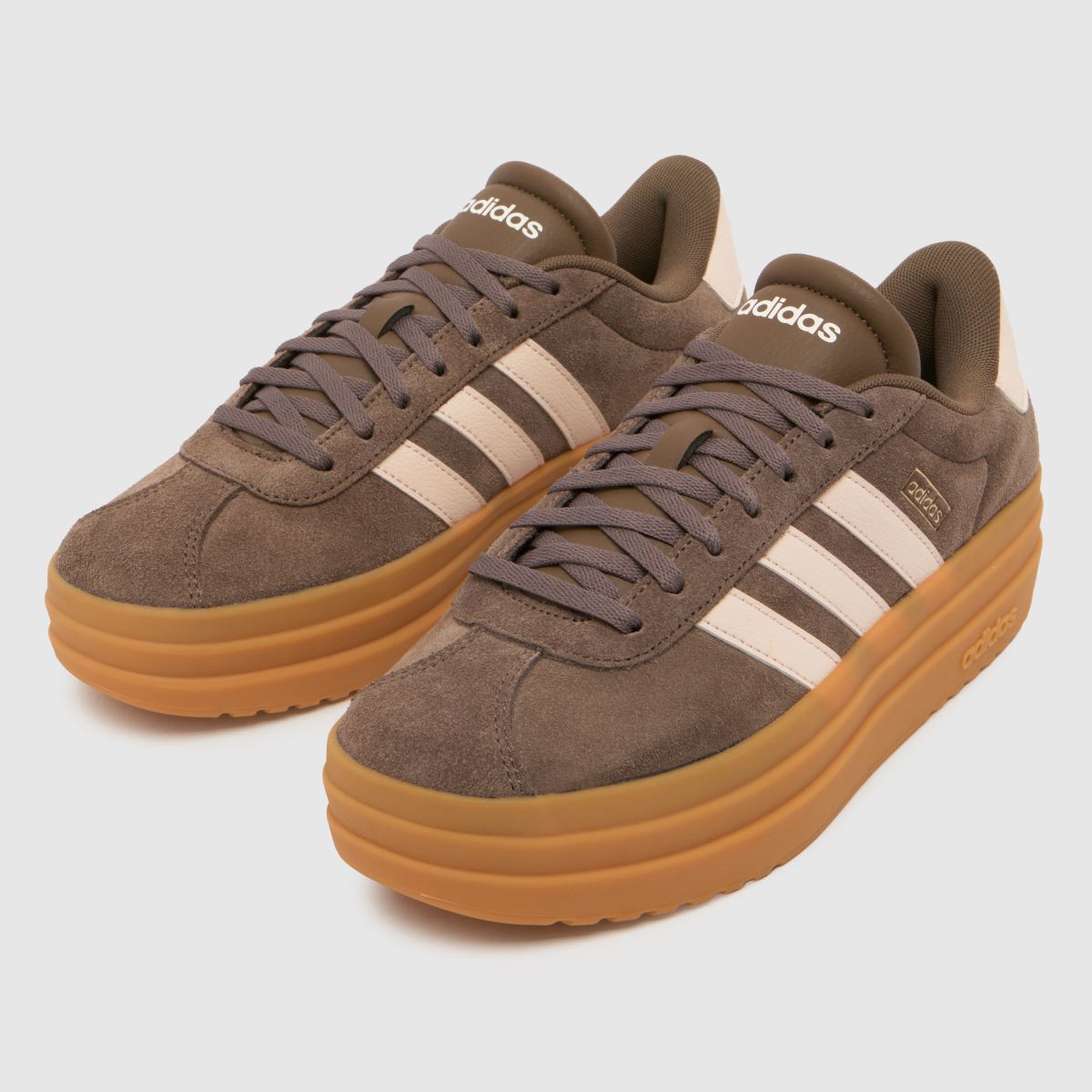 adidas VL Court Bold in Brown Multi adidas VL Court Bold 4