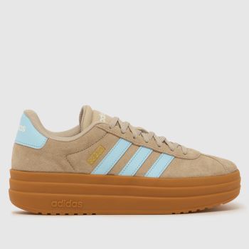 adidas Beige Multi VL Court Bold Womens Trainers