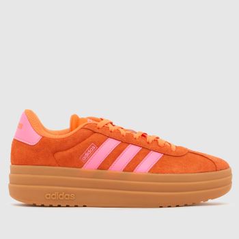 adidas Orange VL Court Bold Womens Trainers