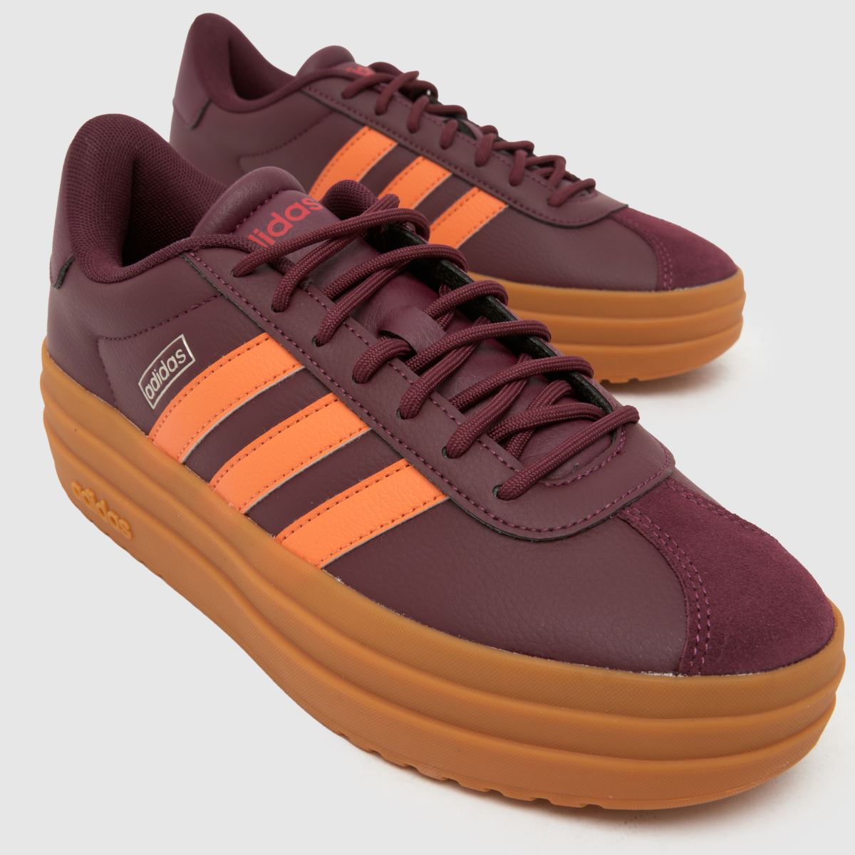 adidas VL Court Bold in Burgundy adidas VL Court Bold 4