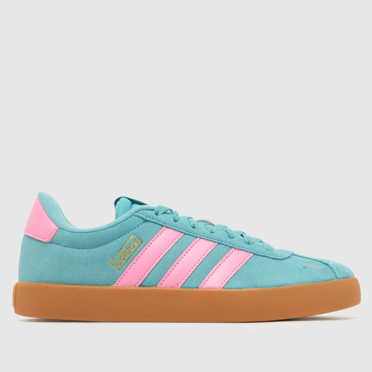 Image of adidas VL Court 3.0 Trainers in Turquoise