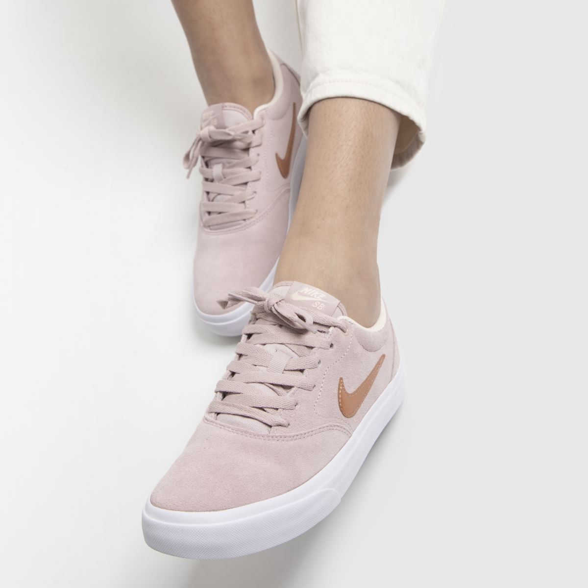 Womens Pale Pink Nike SB Charge Trainers | schuh