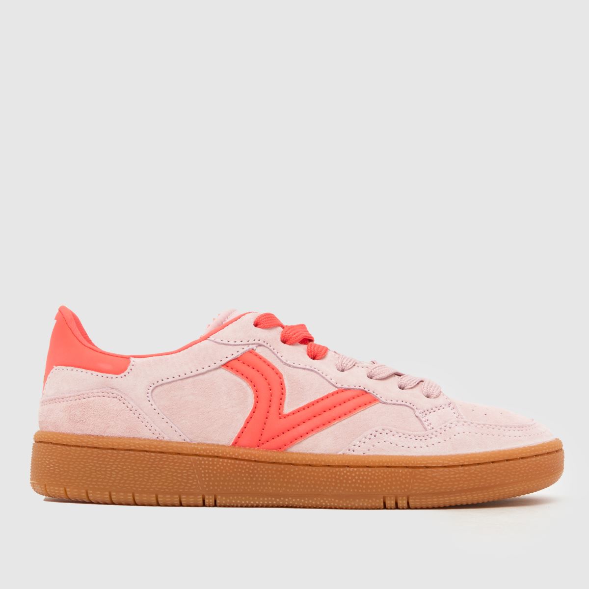 victoria Smash Trainers in Pale Pink