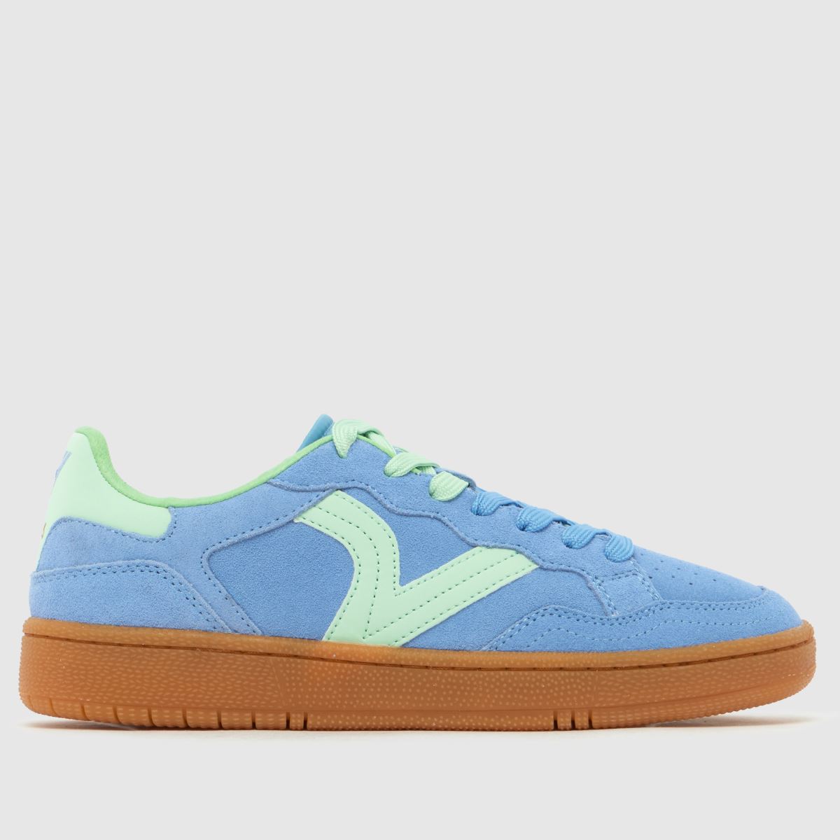 Click to view product details and reviews for Victoria Smash Trainers In Pale Blue.