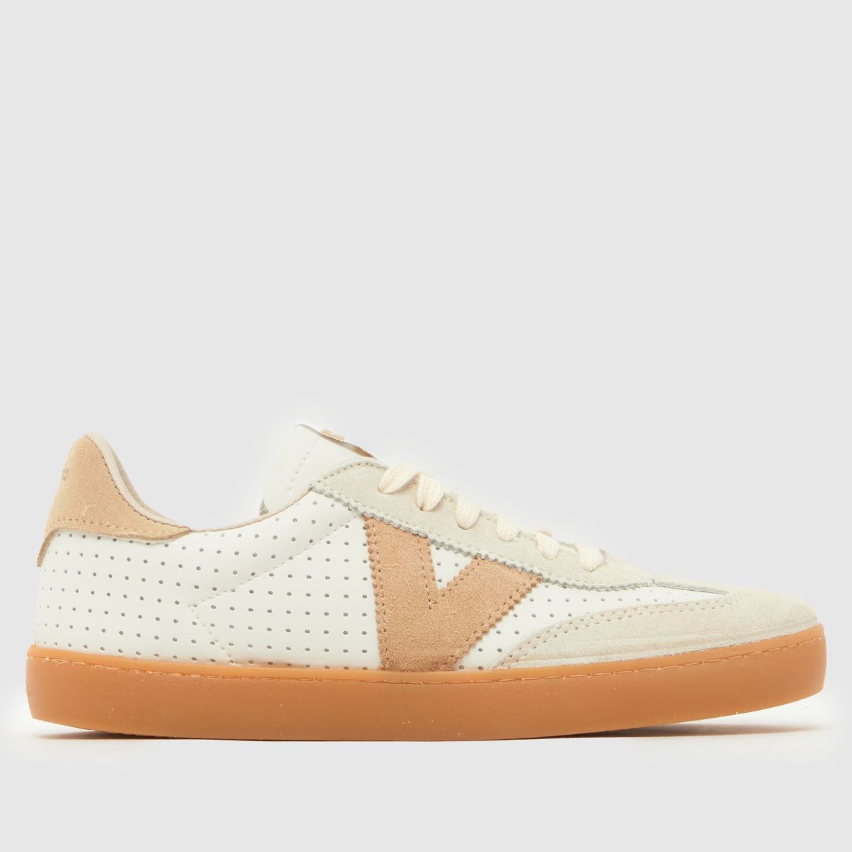 victoria Berlin Efercto Trainers in White & Beige