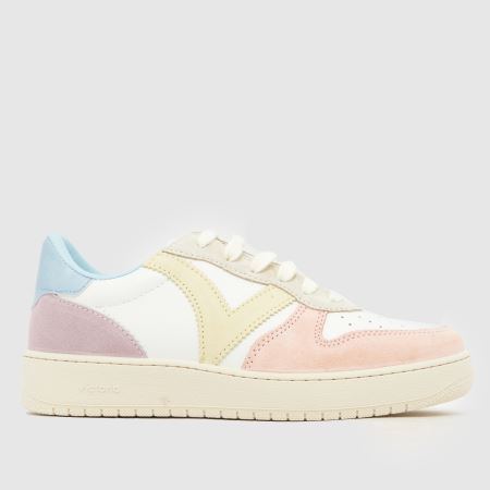 Victoria Madrid Scarpe Donna Multicolore – Pelle, Suola In Gomma, Stringate, Tacco Piatto