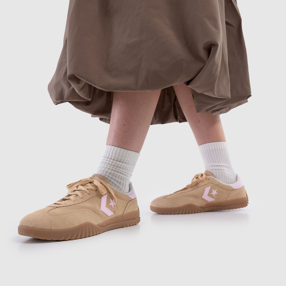 Converse Run Star in Beige Multi Converse Run Star 8