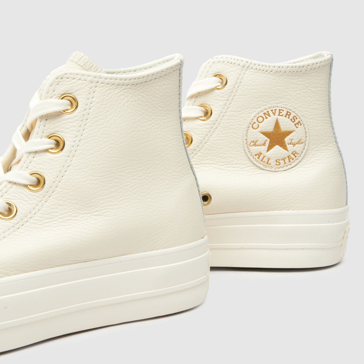 White And Gold Converse High Tops Converse Chuck Taylor All Star
