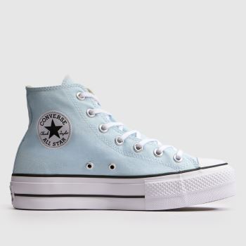 Converse Pale Blue Ctas Lift Hi Womens Trainers