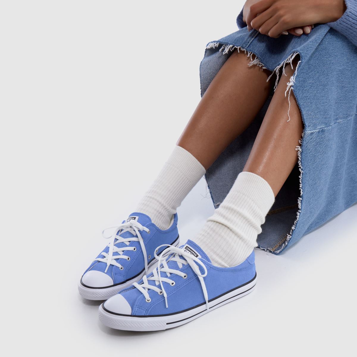 Navy Blue Converse Dainty Blau Converse Dainty Ox Navy Sales