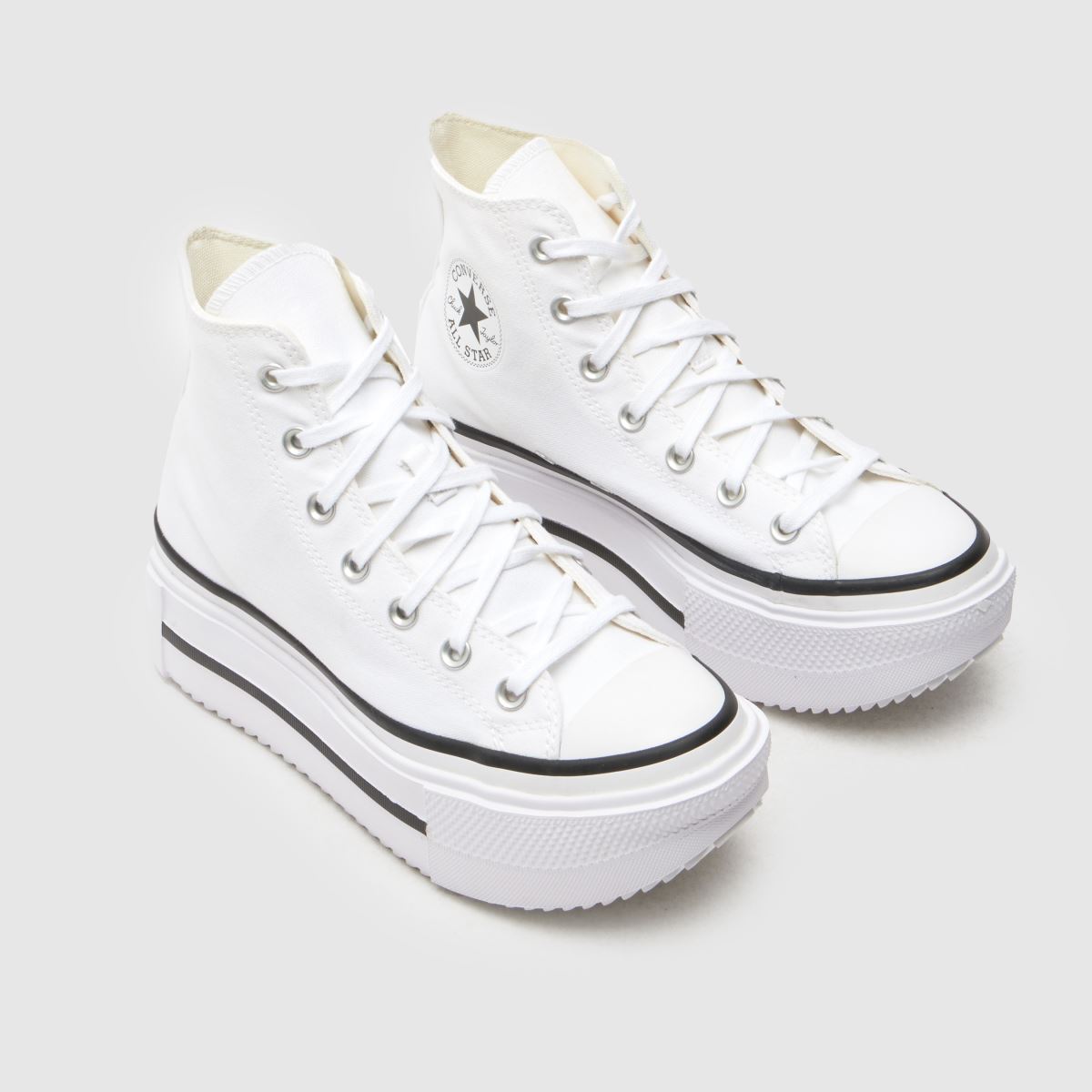 Converse All Star Lift Double Stack in White