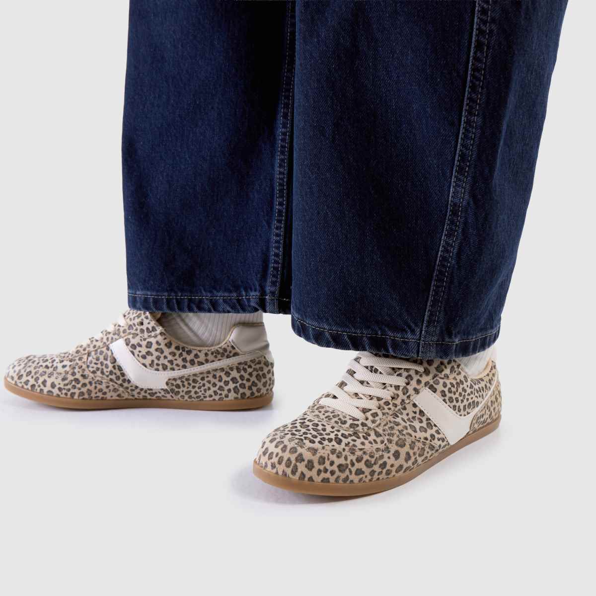 schuh Merry Slim Sole in Beige & Brown schuh Merry Slim Sole 8