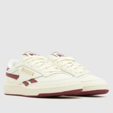 Reebok Club C Revenge in White & Burgundy Reebok Club C Revenge,2 of 4