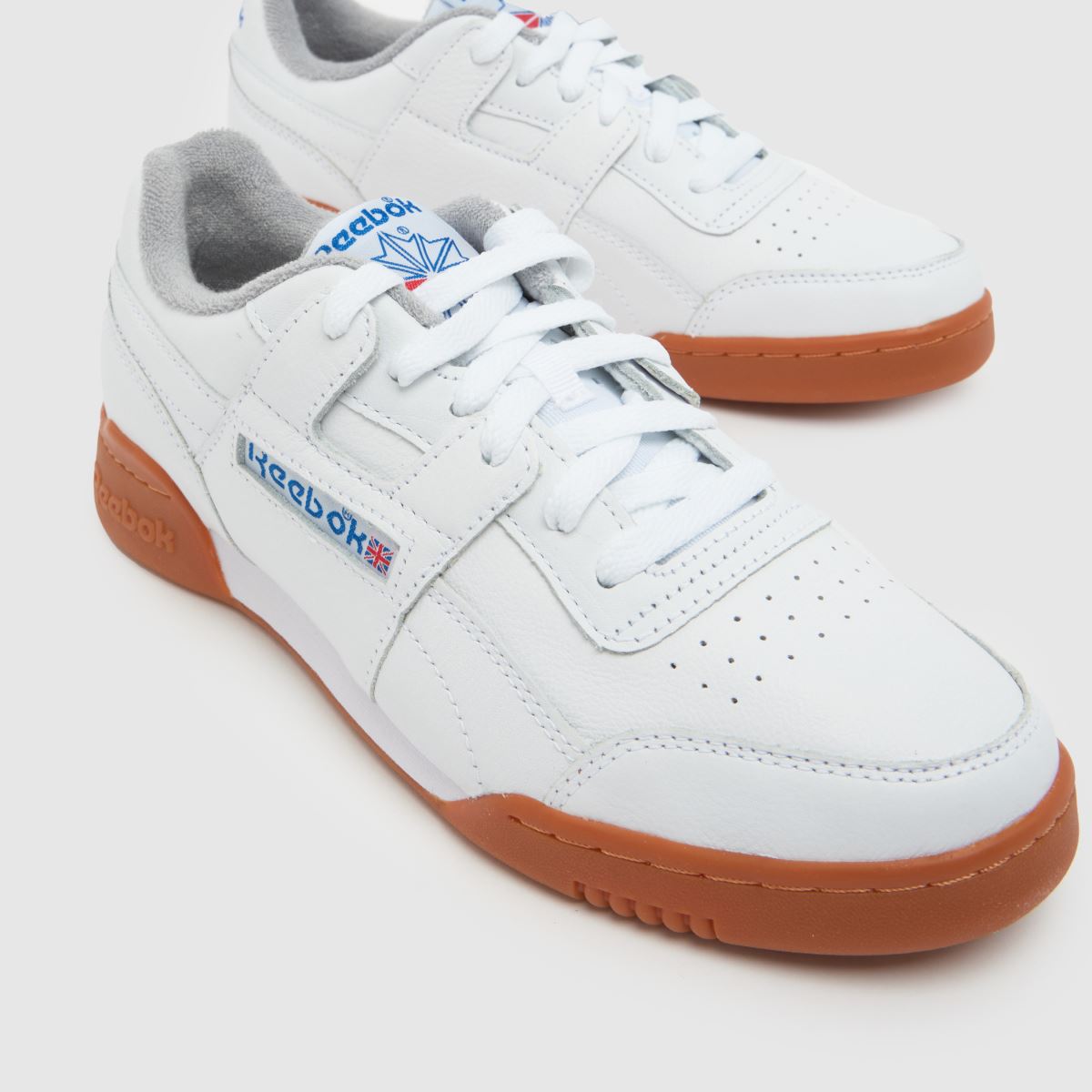 Reebok Workout Plus in White Multi Reebok Workout Plus 4
