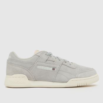 Reebok Light Grey Workout Plus Womens Trainers