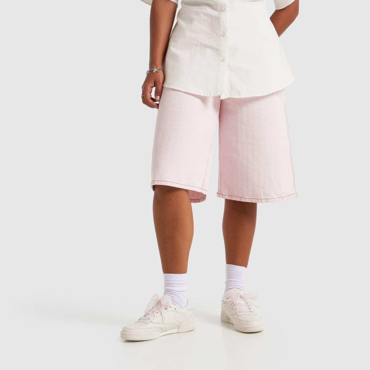 Reebok Club C 85 in White & Pink Reebok Club C 85 8