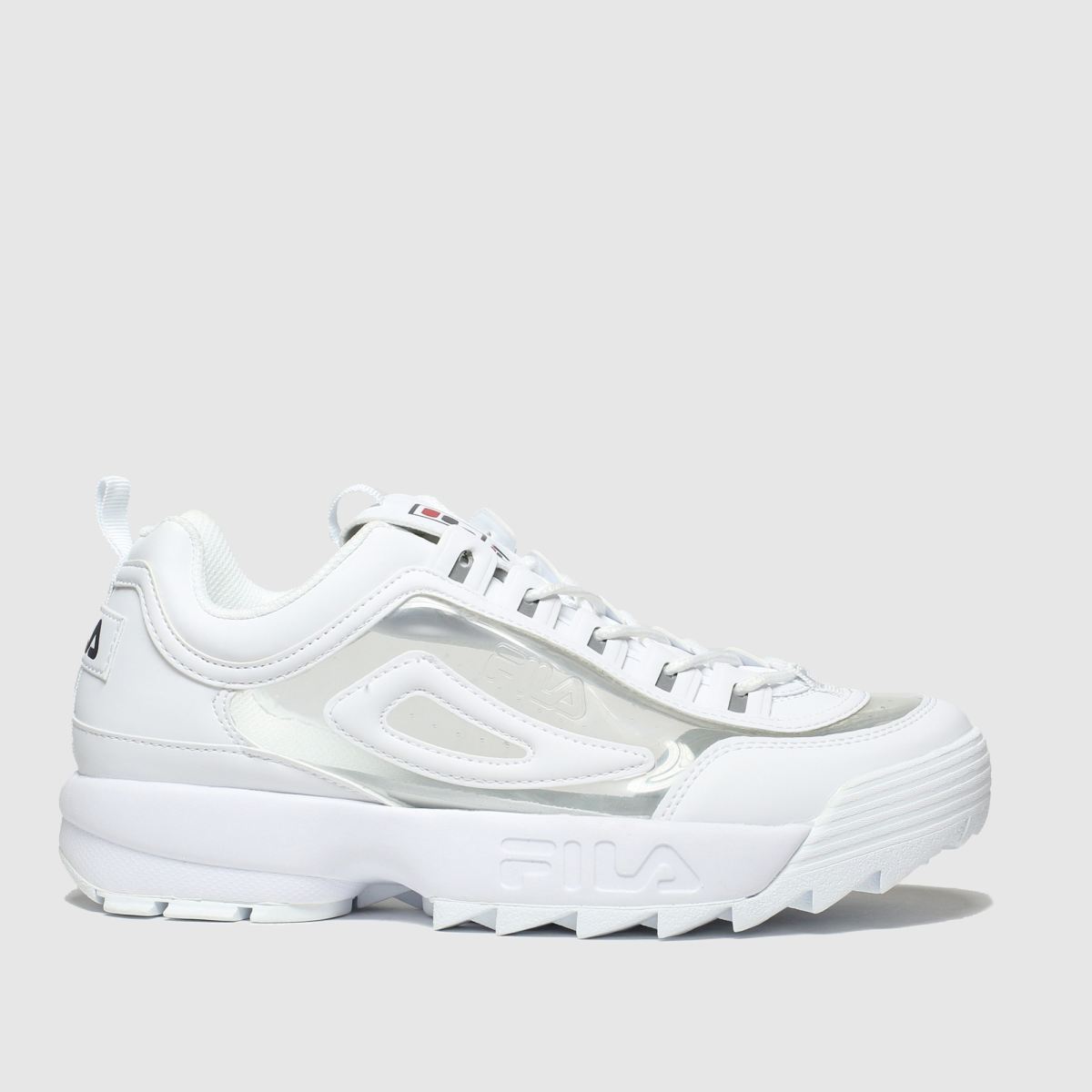 fila disruptor white trainers