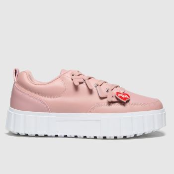 Fila pale pink sandblast low pendant trainers Fila pale pink sandblast low pendant trainers