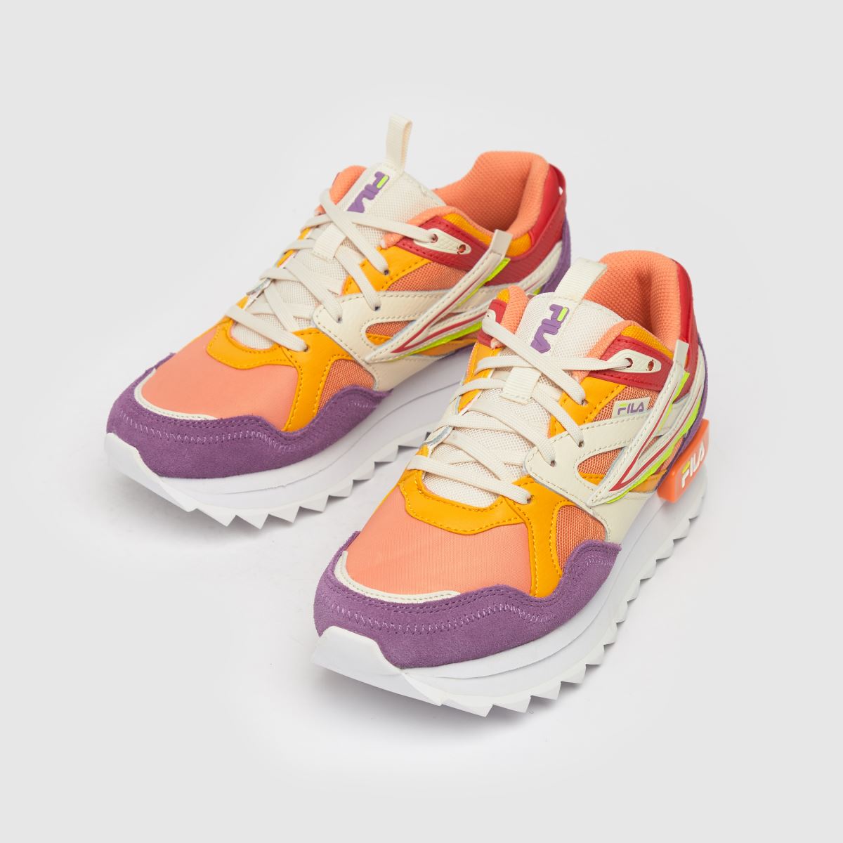 fila white and orange