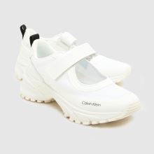 CALVIN KLEIN Hike Runner Mary Jane Slipon in White CALVIN KLEIN Hike Runner Mary Jane Slipon,3 of 4