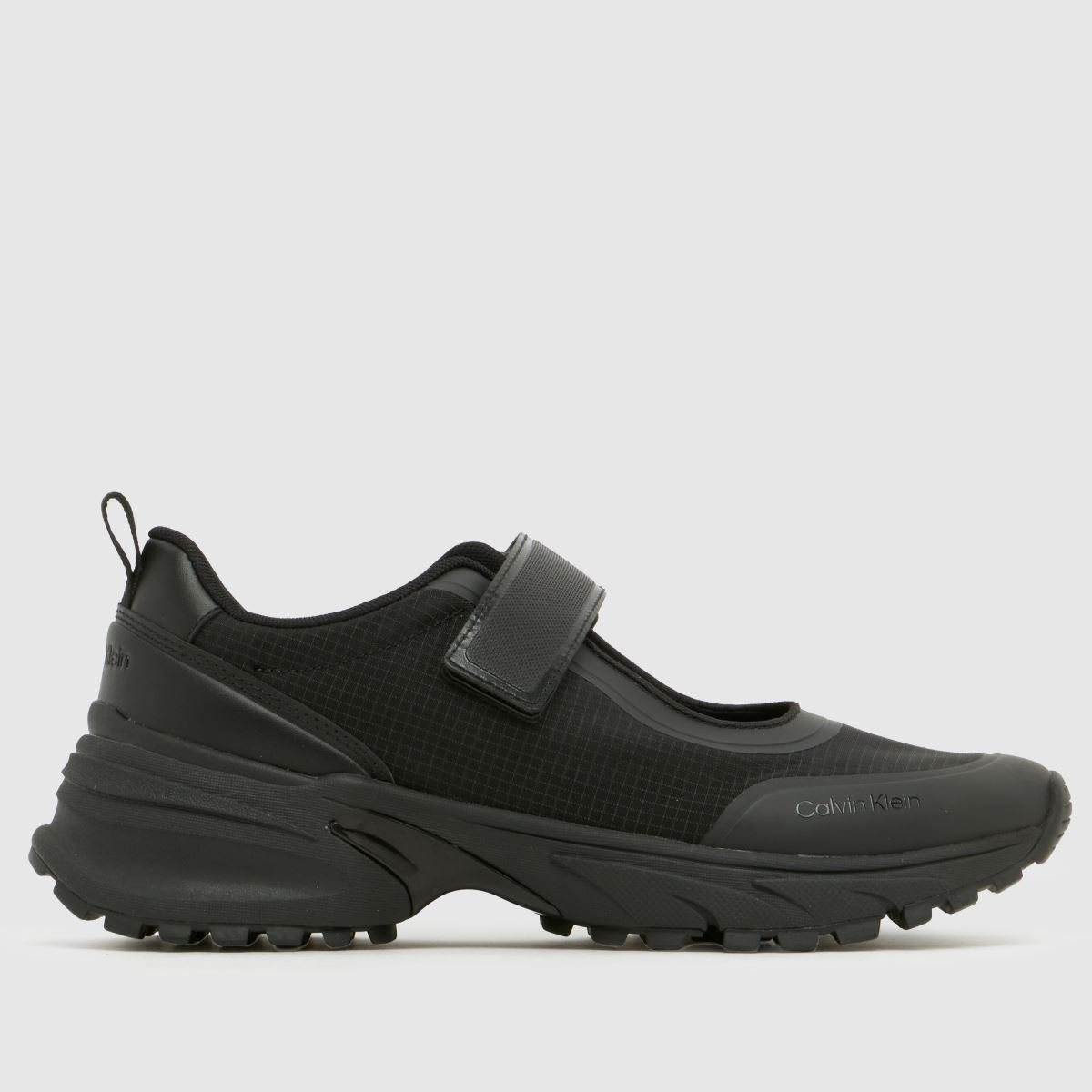 CK Jeans Hike Runner Mary Jane Slipon Trainers in Black