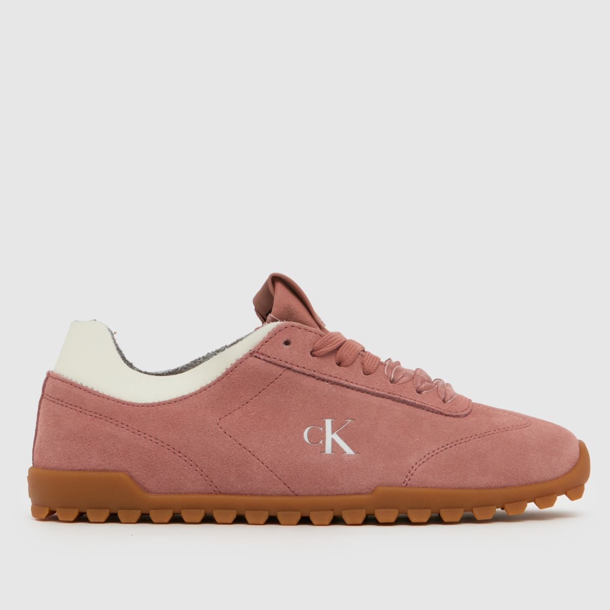 CK Jeans Low Profile Run Trainers in Pale Pink