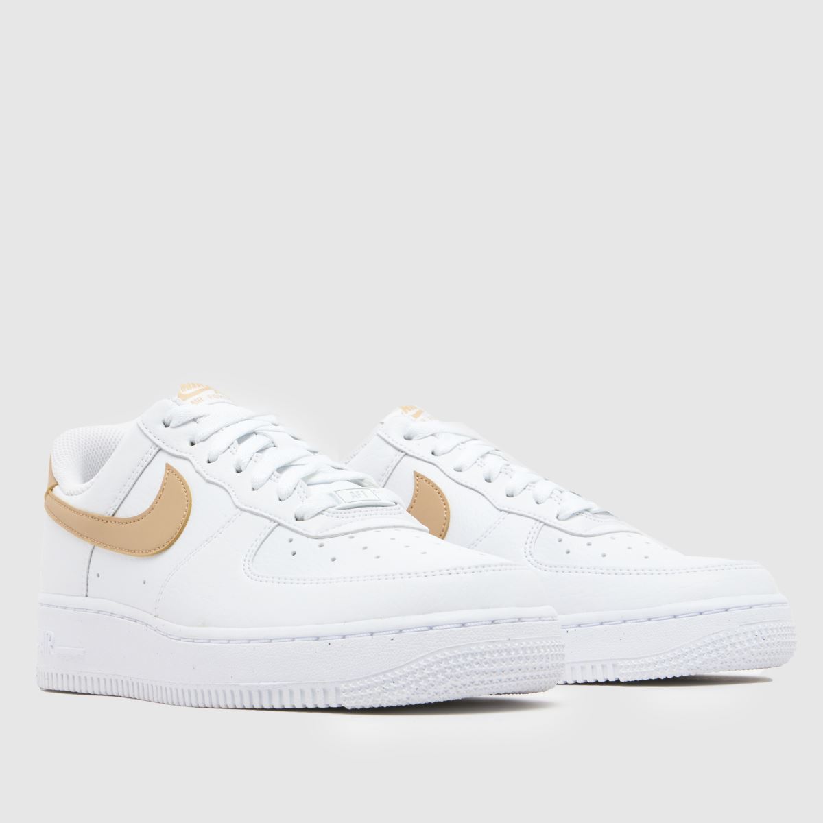 Nike Air Force 1 in White & Beige Nike Air Force 1 3
