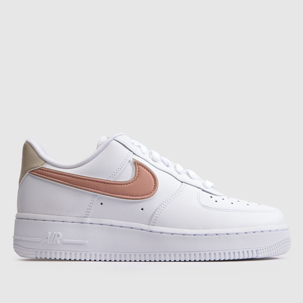 Nike Air Force 1 in White & Pink Nike Air Force 1