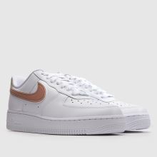 Nike Air Force 1 in White & Pink Nike Air Force 1,2 of 4