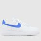 White & Blue