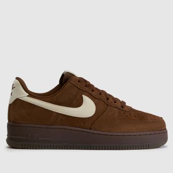 Nike Brown Air Force 1 Womens Trainers
