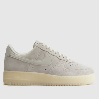 Nike Light Grey Air Force 1 Womens Trainers
