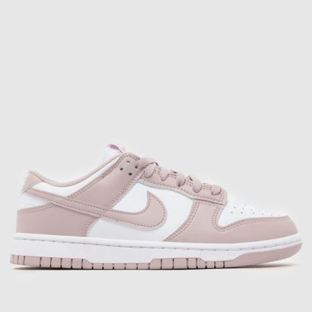 white nike with pink check