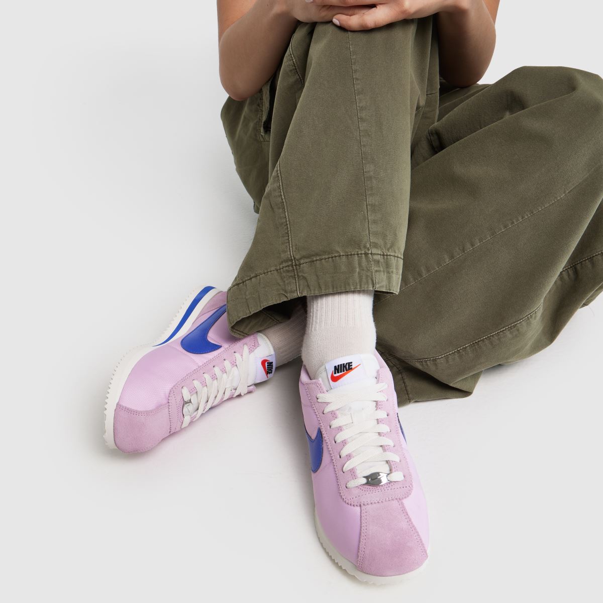 nike cortez pale pink