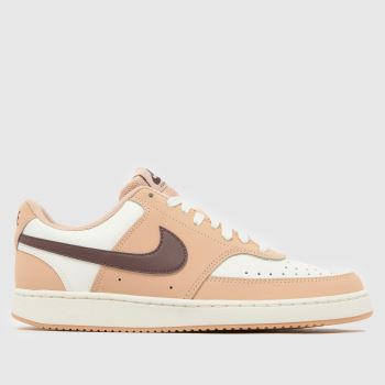 Nike Beige Multi Court Vision Womens Trainers