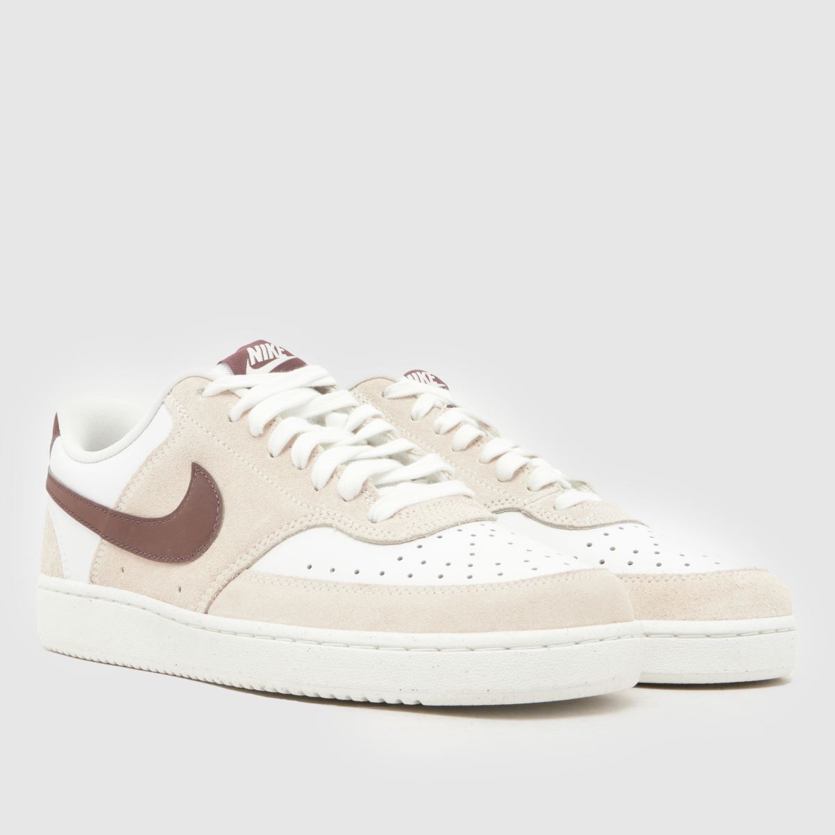 Nike Court Vision in White & Purple Nike Court Vision 3