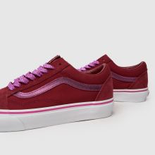 Vans Old Skool in Burgundy Vans Old Skool,4 of 4