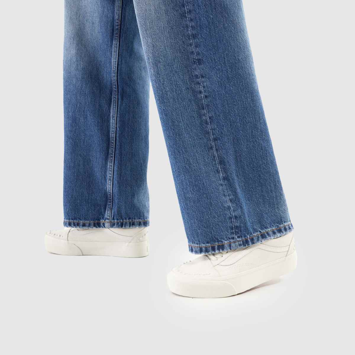 Vans Old Skool Platform in Off-White Vans Old Skool Platform 8