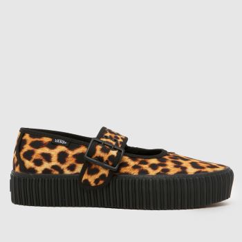 Vans Print Mary Jane Creeper Womens Trainers