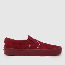 Vans Classic Slip On in Burgundy Vans Classic Slip On,1 of 4