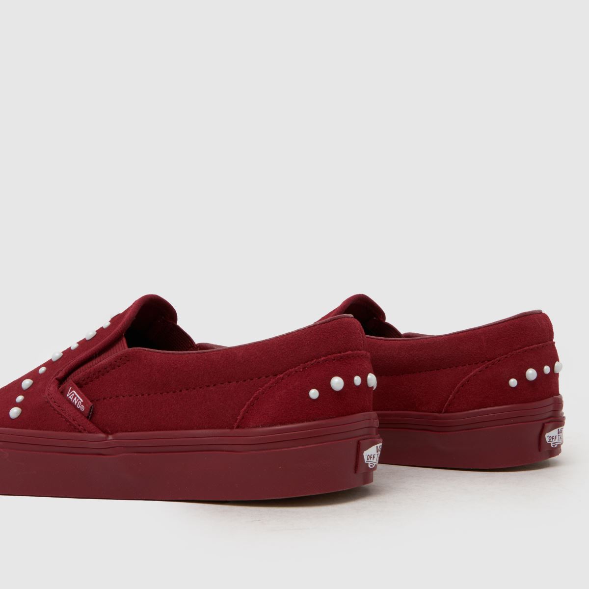 Vans Classic Slip On in Burgundy Vans Classic Slip On 7