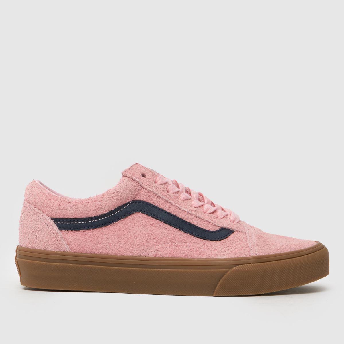 Womens Pink Multi Vans Old Skool Trainers schuh