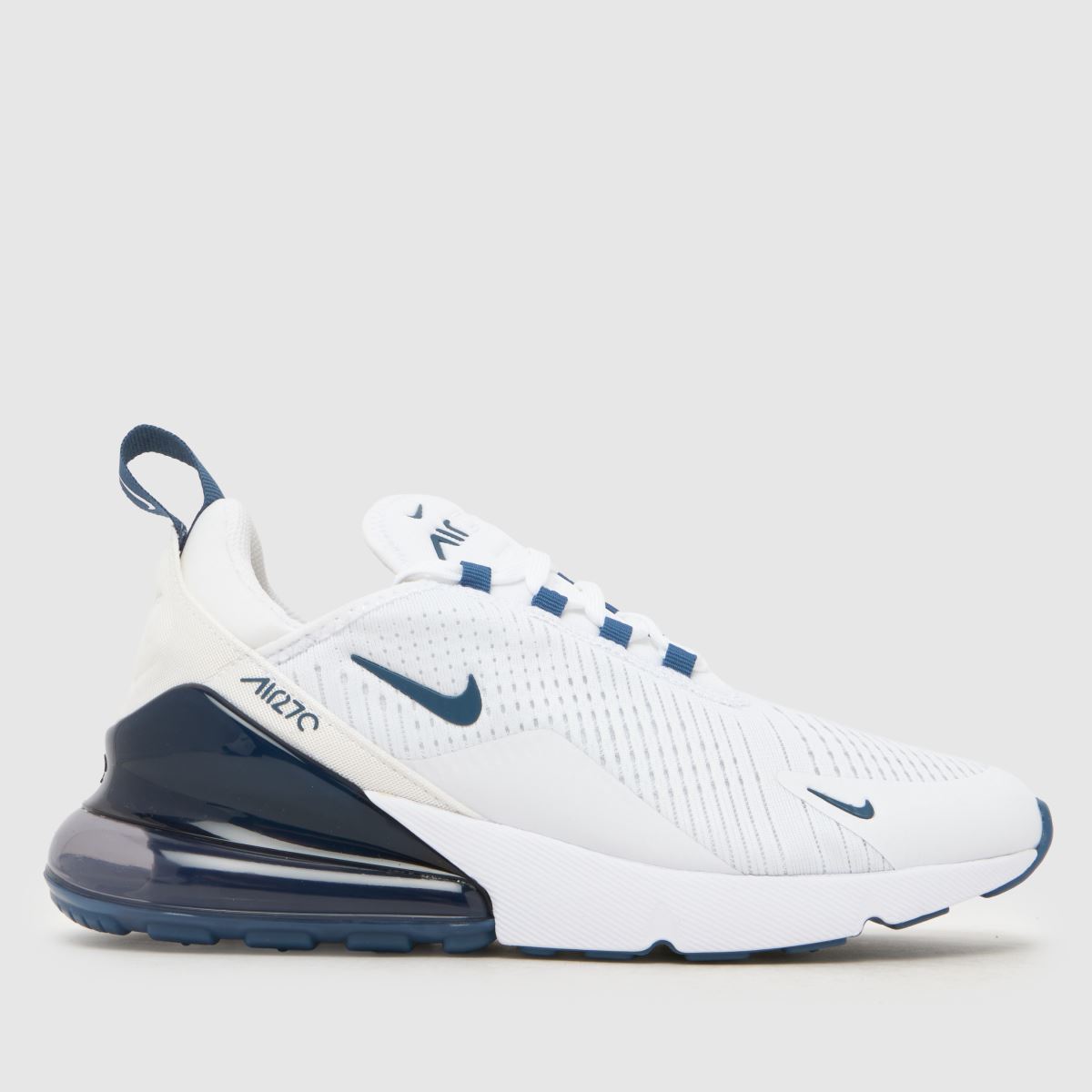 Nike Air Max 270 in White & Navy Nike Air Max 270