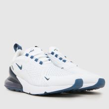 Nike Air Max 270 in White & Navy Nike Air Max 270,2 of 4